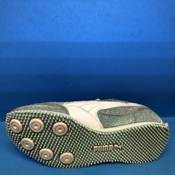 Puma Steeple GLITZ AOG Light Blue Glitter Size 5 - Picture 5 of 8